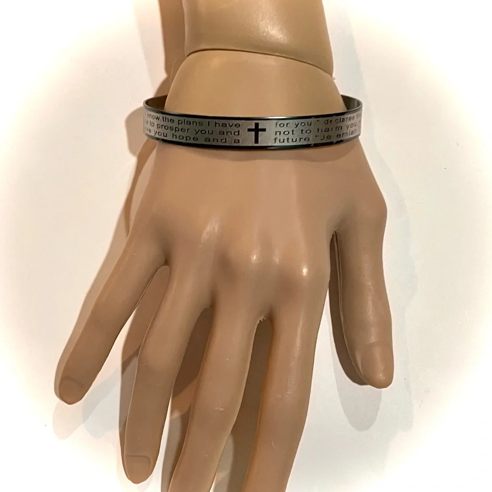 SCRIPTURE CUFF BRACELET - Picture 5 of 9